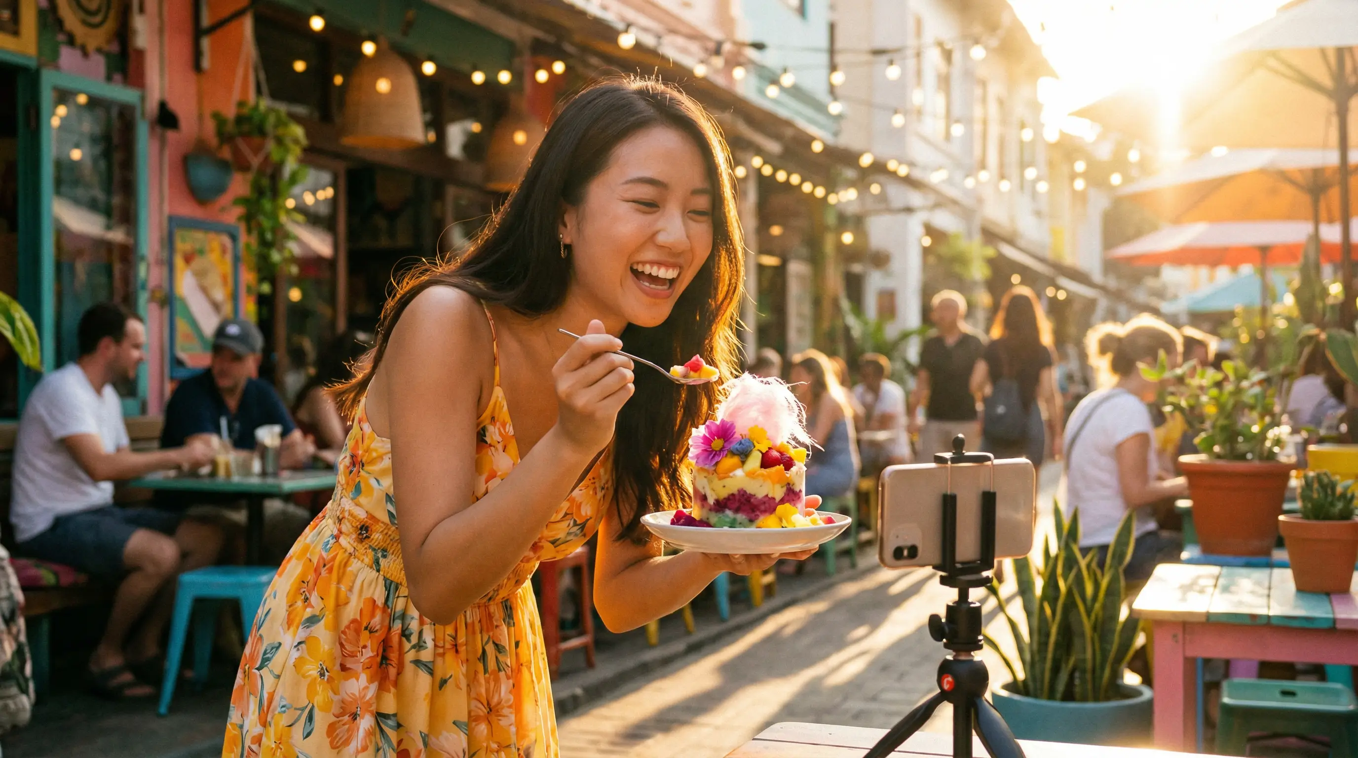 媚黑美食探店视频